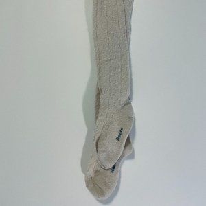 Cream Roots high socks